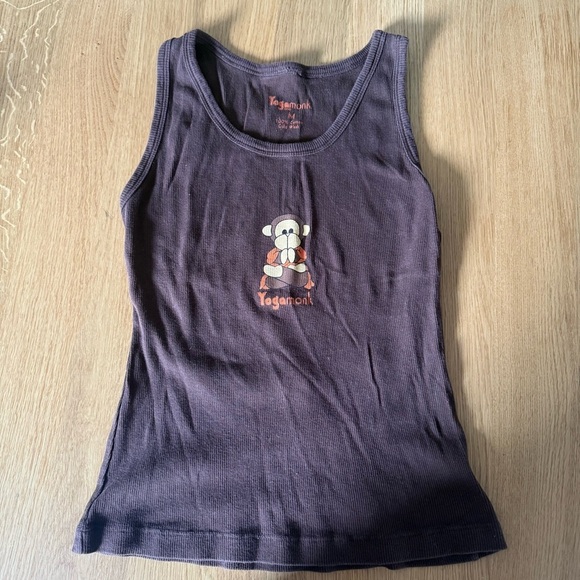 Brown Yogamonk Tank Top - Picture 2 of 4